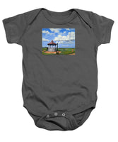 Ocean Park Gazebo Oaks Bluffs Martha's Vineyard Massachusetts - Baby Onesie