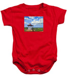 Ocean Park Gazebo Oaks Bluffs Martha's Vineyard Massachusetts - Baby Onesie
