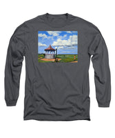 Ocean Park Gazebo Oaks Bluffs Martha's Vineyard Massachusetts - Long Sleeve T-Shirt