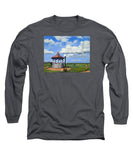 Ocean Park Gazebo Oaks Bluffs Martha's Vineyard Massachusetts - Long Sleeve T-Shirt