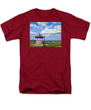 Ocean Park Gazebo Oaks Bluffs Martha's Vineyard Massachusetts - Men's T-Shirt  (Regular Fit)