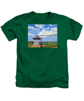 Ocean Park Gazebo Oaks Bluffs Martha's Vineyard Massachusetts - Kids T-Shirt