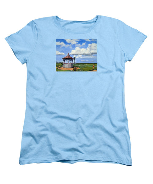Ocean Park Gazebo Oaks Bluffs Martha's Vineyard Massachusetts - Women's T-Shirt (Standard Fit)