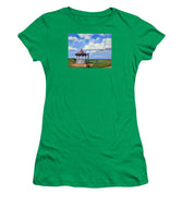 Ocean Park Gazebo Oaks Bluffs Martha's Vineyard Massachusetts - Women's T-Shirt