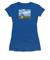 Ocean Park Gazebo Oaks Bluffs Martha's Vineyard Massachusetts - Women's T-Shirt