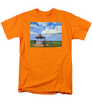 Ocean Park Gazebo Oaks Bluffs Martha's Vineyard Massachusetts - Men's T-Shirt  (Regular Fit)