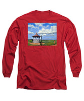Ocean Park Gazebo Oaks Bluffs Martha's Vineyard Massachusetts - Long Sleeve T-Shirt