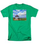 Ocean Park Gazebo Oaks Bluffs Martha's Vineyard Massachusetts - Men's T-Shirt  (Regular Fit)