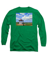 Ocean Park Gazebo Oaks Bluffs Martha's Vineyard Massachusetts - Long Sleeve T-Shirt