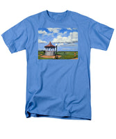Ocean Park Gazebo Oaks Bluffs Martha's Vineyard Massachusetts - Men's T-Shirt  (Regular Fit)
