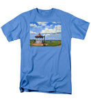 Ocean Park Gazebo Oaks Bluffs Martha's Vineyard Massachusetts - Men's T-Shirt  (Regular Fit)