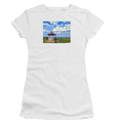 Ocean Park Gazebo Oaks Bluffs Martha's Vineyard Massachusetts - Women's T-Shirt