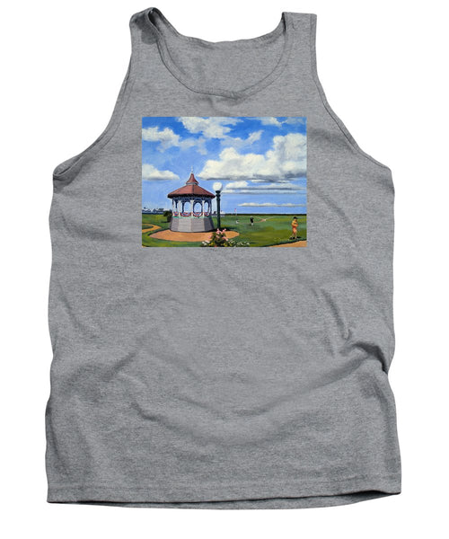 Ocean Park Gazebo Oaks Bluffs Martha's Vineyard Massachusetts - Tank Top