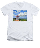 Ocean Park Gazebo Oaks Bluffs Martha's Vineyard Massachusetts - Men's V-Neck T-Shirt