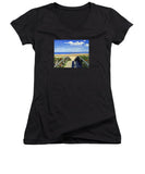 Ogunquit Beach Walkway Ogunquit Maine - Women's V-Neck