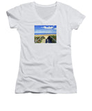 Ogunquit Beach Walkway Ogunquit Maine - Women's V-Neck