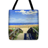 Ogunquit Beach Walkway Ogunquit Maine - Tote Bag