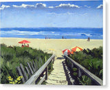 Ogunquit Footbridge Beach Ogunquit Maine - Canvas Print
