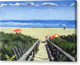 Ogunquit Footbridge Beach Ogunquit Maine - Canvas Print