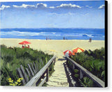 Ogunquit Footbridge Beach Ogunquit Maine - Canvas Print