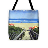 Ogunquit Footbridge Beach Ogunquit Maine - Tote Bag