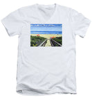 Ogunquit Footbridge Beach Ogunquit Maine - Men's V-Neck T-Shirt