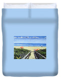 Ogunquit Footbridge Beach Ogunquit Maine - Duvet Cover