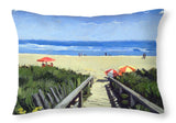 Ogunquit Footbridge Beach Ogunquit Maine - Throw Pillow