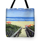 Ogunquit Footbridge Beach Ogunquit Maine - Tote Bag