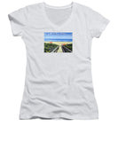 Ogunquit Footbridge Beach Ogunquit Maine - Women's V-Neck