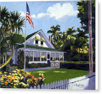 Palm Cottage Naples Florida - Canvas Print