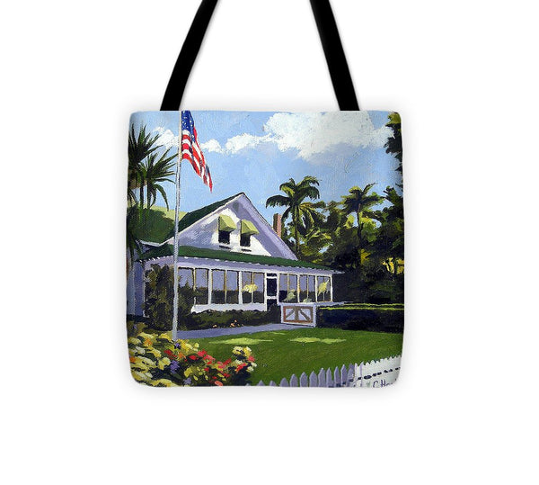 Palm Cottage Naples Florida - Tote Bag