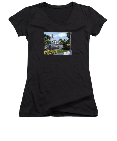 Palm Cottage Naples Florida - Women's V-Neck