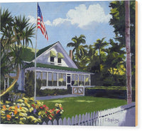 Palm Cottage Naples Florida - Wood Print