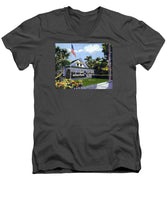 Palm Cottage Naples Florida - Men's V-Neck T-Shirt
