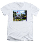 Palm Cottage Naples Florida - Men's V-Neck T-Shirt