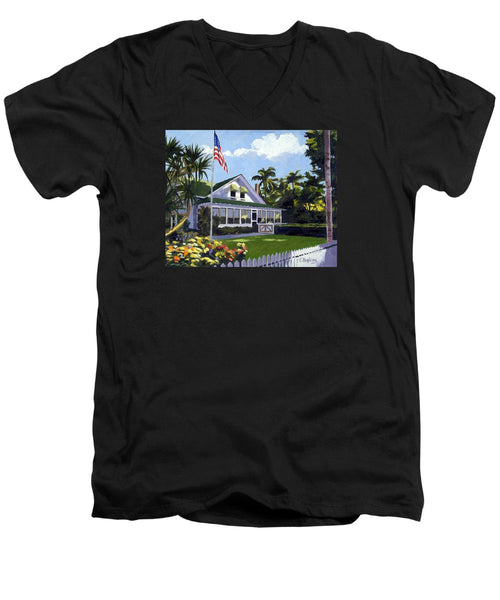 Palm Cottage Naples Florida - Men's V-Neck T-Shirt