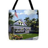 Palm Cottage Naples Florida - Tote Bag