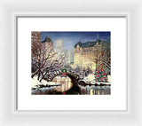 Park Plaza Central Park - New York City - Framed Print