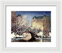 Park Plaza Central Park - New York City - Framed Print