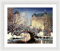 Park Plaza Central Park - New York City - Framed Print