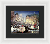 Park Plaza Central Park - New York City - Framed Print
