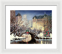 Park Plaza Central Park - New York City - Framed Print