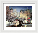 Park Plaza Central Park - New York City - Framed Print