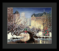 Park Plaza Central Park - New York City - Framed Print