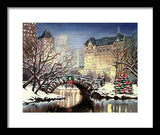 Park Plaza Central Park - New York City - Framed Print