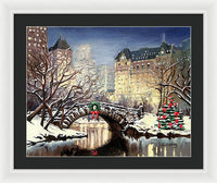 Park Plaza Central Park - New York City - Framed Print