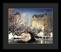Park Plaza Central Park - New York City - Framed Print