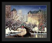 Park Plaza Central Park - New York City - Framed Print