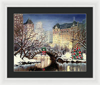 Park Plaza Central Park - New York City - Framed Print